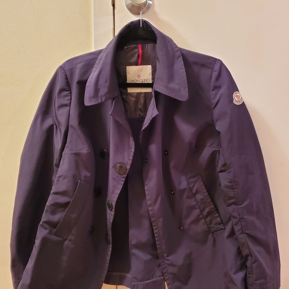 Moncler - Rain Jacket Navy Size 2